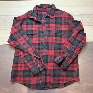 American Eagle Outfitters Shirt Men XXL Plaid Shacket Pockets Outdoor Heavy